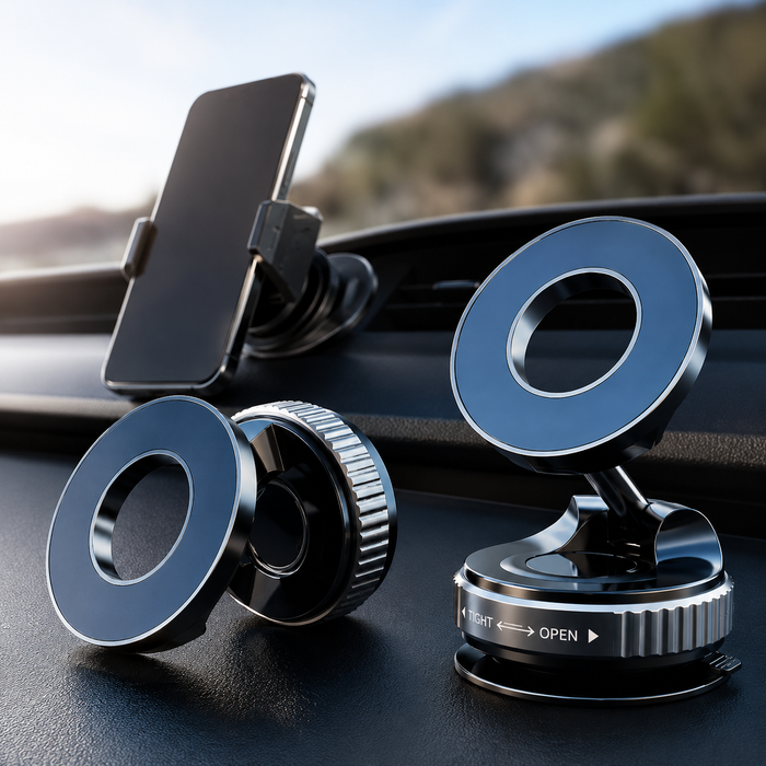 Support voiture magnétique MagSafe rotation 360° grille aération
